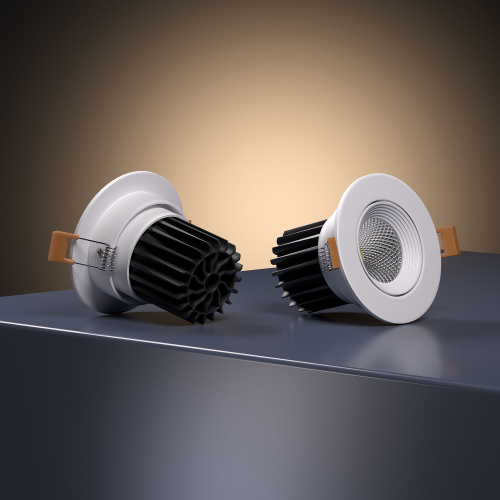 Светильник встраиваемый светодиодный Even белый 25094/LED фото 4