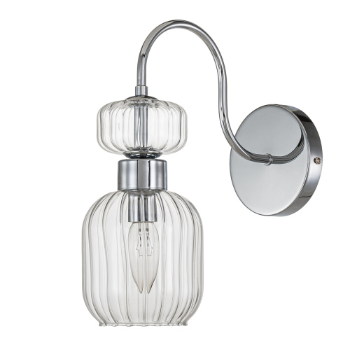 Настенный светильник Escada 1141/1A E14*60W Chrome/Clear фото 2 Настенный светильник Escada 1141/1A E14*60W Chrome/Clear фото 2