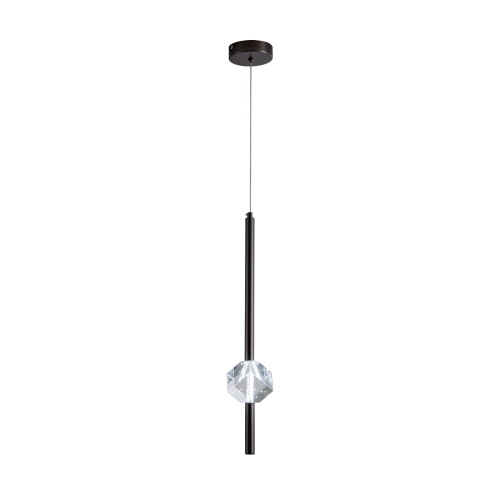 Светильник подвесной куб черный LED 6Вт D12см Zortes Brilly ZRS.30514.03 фото 3