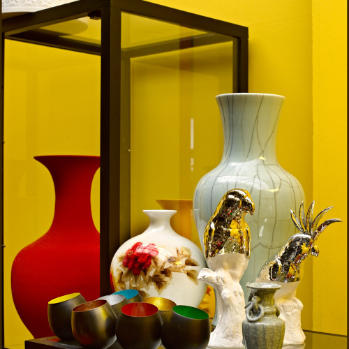 Статуэтка Parrot white/gold фото 2