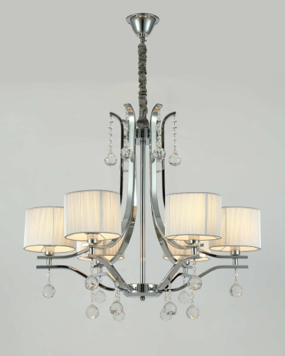 Хрустальная подвесная люстра Lumina Deco Fontenea LDP 8443-6 CHR фото 3 Хрустальная подвесная люстра Lumina Deco Fontenea LDP 8443-6 CHR фото 3