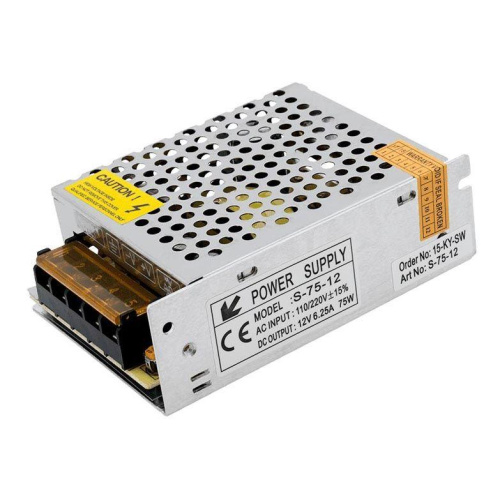 Блок питания SWG 12V 75W IP20 6,3A S-75-12 000298 фото 2 Блок питания SWG 12V 75W IP20 6,3A S-75-12 000298 фото 2