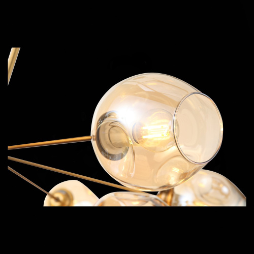 SL1500.203.12 Светильник подвесной ST-Luce Золотистый/Янтарный E14 12*40W FOVIA фото 12