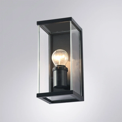 Уличный настенный светильник Arte Lamp POT A1632AL-1BK фото 2