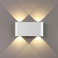 7192/4WL HIGHTECH ODL27 Настенный светильник белый/металл IP20 LED 4W 3000K 220V MAGNUM
