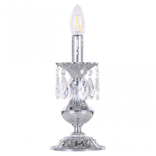 Настольная лампа AL77200L/1-25 Ni Bohemia Ivele Crystal (Богемия Ивеле Кристалл) Настольная лампа AL77200L/1-25 Ni Bohemia Ivele Crystal (Богемия Ивеле Кристалл)
