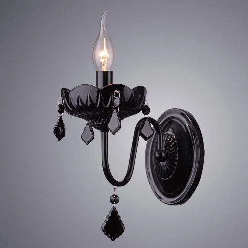 Бра Arte Lamp ODILLIA A8918AP-1BK фото 2 Бра Arte Lamp ODILLIA A8918AP-1BK фото 2