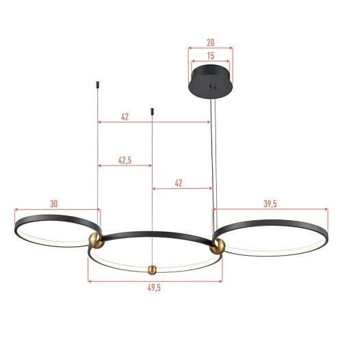 Подвесной светильник Vele Luce Atomo VL7252P03 фото 3