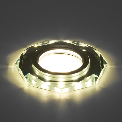 Светильник встраиваемый с белой LED подсветкой Feron CD8120 потолочный MR16 G5.3 белый фото 4 Светильник встраиваемый с белой LED подсветкой Feron CD8120 потолочный MR16 G5.3 белый фото 4