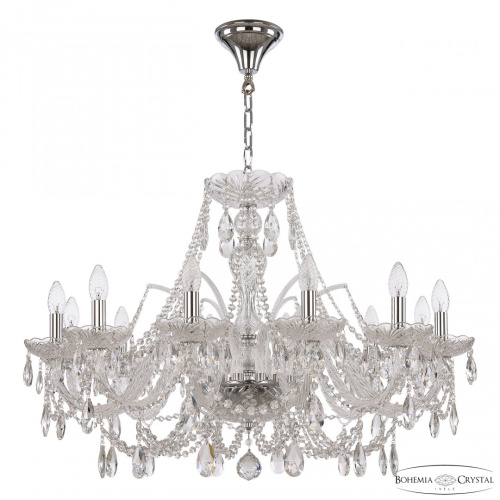 Люстра хрустальная 105/12/300 Ni Bohemia Ivele Crystal (Богемия Ивеле Кристалл)