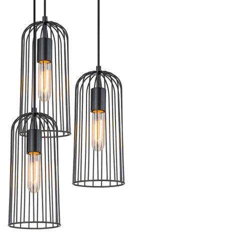 Подвесной светильник Escada 10198/6 E27*60W Black фото 4 Подвесной светильник Escada 10198/6 E27*60W Black фото 4