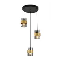 Подвесной светильник Escada 1139/3S E14*40W Black/Gold