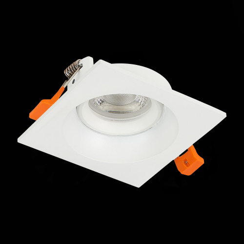 ST208.518.01 Св-к встр. Белый GU10 1*50W  L94xW94xH40 220V Без ламп Встраиваемые светильники фото 7