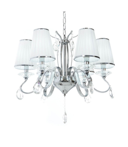 Хрустальная подвесная люстра Lumina Deco Finezzia LDP 9267-6 CHR фото 2