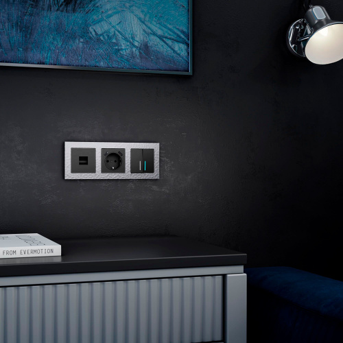 Рамка из поликарбоната на 3 поста Hammer серебряный W0032406 фото 2 Рамка из поликарбоната на 3 поста Hammer серебряный W0032406 фото 2