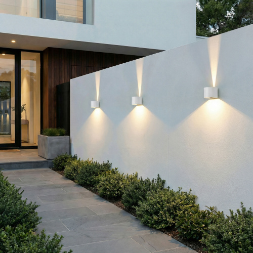 Уличный настенный светильник с регулируемыми лучами BLADE 3000K белый 1518 TECHNO LED фото 2 Уличный настенный светильник с регулируемыми лучами BLADE 3000K белый 1518 TECHNO LED фото 2