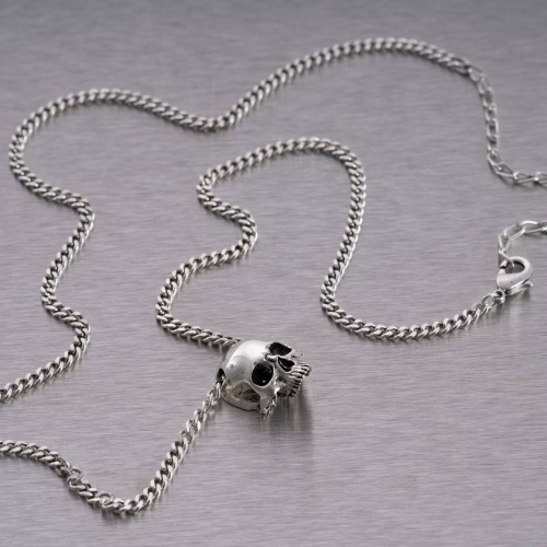 Подвеска Skull Necklace Silver фото 2