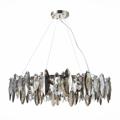 SL1227.103.12 Люстра подвесная ST-Luce Никель/Прозрачный E14 12*40W ANCONA фото 5 SL1227.103.12 Люстра подвесная ST-Luce Никель/Прозрачный E14 12*40W ANCONA фото 5