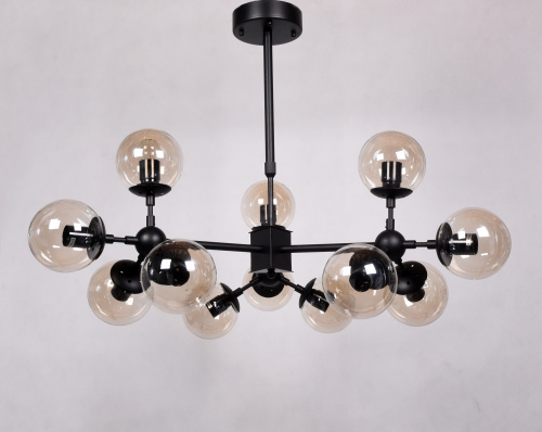 Подвесной светильник Lumina Deco Zodiak LDP 160-12 BK+TEA фото 7