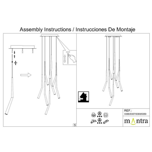 Потолочное основание Mantra Modular Light Florones 9368 фото 8 Потолочное основание Mantra Modular Light Florones 9368 фото 8