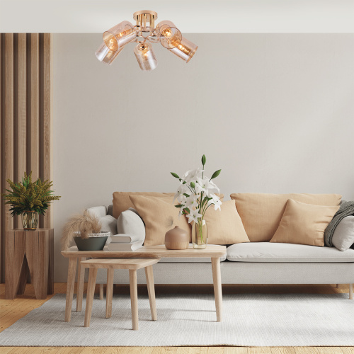 Потолочный светильник Escada 1118/5PL E27*40W Gold фото 3