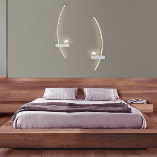 Настенный светильник Escada 10220/2 LED*15W White R фото 2