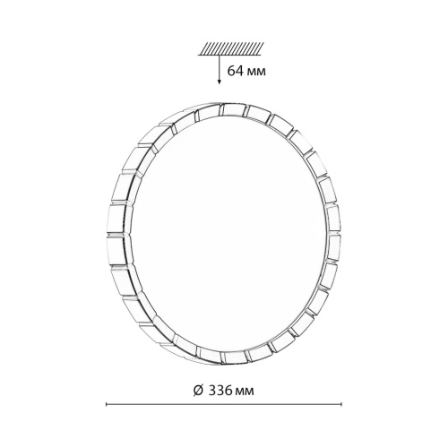 7649/CLN PALE SN 142 Светильник пластик/белый/черный LED 36Вт 4000К D336 IP43 ATABI BLACK 7649/CLN PALE SN 142 Светильник пластик/белый/черный LED 36Вт 4000К D336 IP43 ATABI BLACK