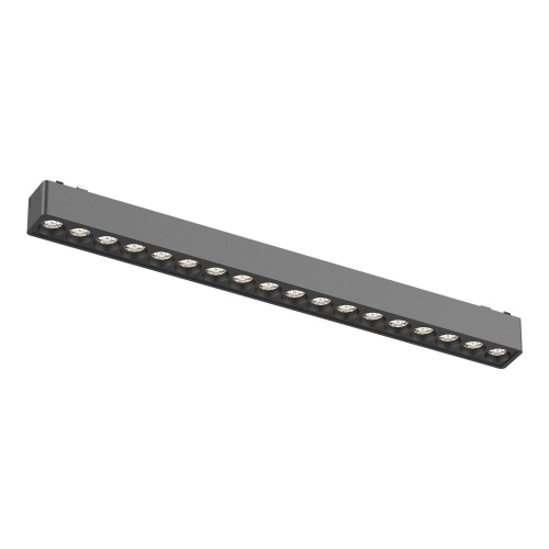 ST673.436.18 Магнитный трековый светильник Черный LED 1*18W 3000K 1 560Lm Ra>90 36° IP20 L338xW26xH2 SKYFLAT