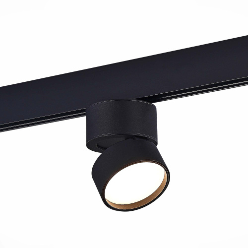 ST809.446.09 Магнитный трековый светильник Черный LED 1*9W 4000K 600Lm Ra>90 120° IP20 D85xH126 48V SKYLINE 48 фото 3