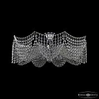 Потолочный светильник хрустальный 77081/58 Ni Bohemia Ivele Crystal (Богемия Ивеле Кристалл)