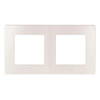 Рамка 2-постовая ЭРА 12 сатин перламутр 12-5102-15 Б0052518