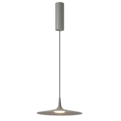 7038/12L HIGHTECH ODL25 000 серый/металл/акрил Подвесной светильник IP20 LED 12W 3000K AC90-260V SOMBRA фото 5