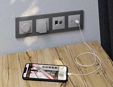 Лицевая панель AMBRELLA VOLT ALFA AP4158