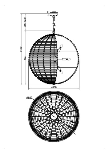 Подвесной светильник Maytoni MOD092PL-12CH фото 5 Подвесной светильник Maytoni MOD092PL-12CH фото 5