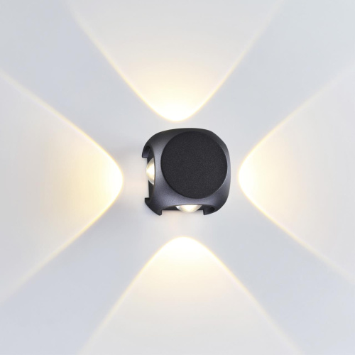 4222/8WL HIGHTECH ODL21 333 черн/металл Настенный светильник IP54 LED 8W 716Лм 3200K 70° MIKO 4222/8WL HIGHTECH ODL21 333 черн/металл Настенный светильник IP54 LED 8W 716Лм 3200K 70° MIKO