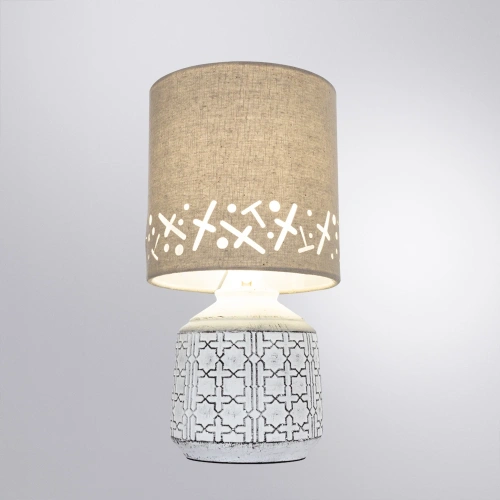 Декоративная настольная лампа Arte Lamp BUNDA A4007LT-1WH фото 2