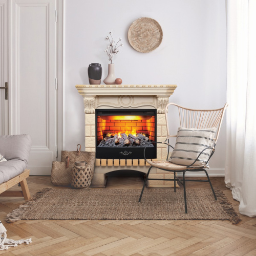 Электрокамин RealFlame Bolero WT белый дуб с золотой патиной с очагом 3D Firestar 25,5 фото 10 Электрокамин RealFlame Bolero WT белый дуб с золотой патиной с очагом 3D Firestar 25,5 фото 10