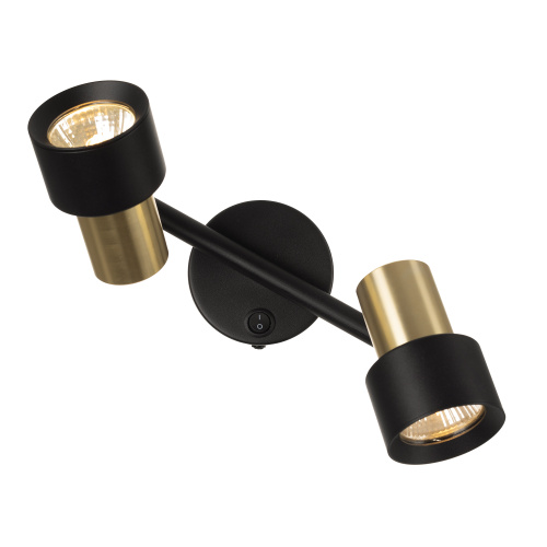 Citilux SAT CL505621 Спот поворотный с выключателем Чёрный+Золото фото 4 Citilux SAT CL505621 Спот поворотный с выключателем Чёрный+Золото фото 4
