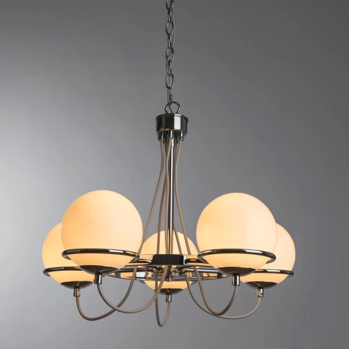 Подвесная люстра Arte Lamp BERGAMO A2990LM-5CC фото 2 Подвесная люстра Arte Lamp BERGAMO A2990LM-5CC фото 2