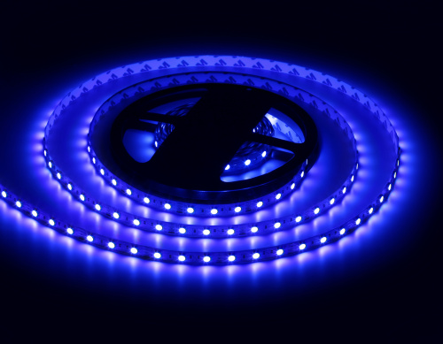 Комплект светодиодной ленты 12В 5050 60Led 14.4Вт/м Цветная RGB IP20 5м фото 4 Комплект светодиодной ленты 12В 5050 60Led 14.4Вт/м Цветная RGB IP20 5м фото 4