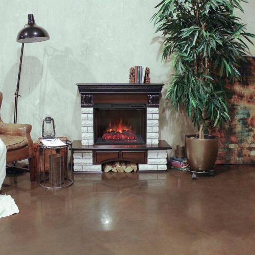 Электрокамин RealFlame Country Lux Rock AO античный дуб с очагом Sparta 25,5 LED фото 6 Электрокамин RealFlame Country Lux Rock AO античный дуб с очагом Sparta 25,5 LED фото 6