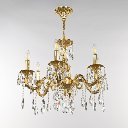 Люстра с хрустальными подвесками AL79101/6/175 A G Bohemia Ivele Crystal (Богемия Ивеле Кристалл) фото 5