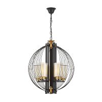 Подвесной светильник Lumina Deco Ponti LDP 1245-5 BK+MD