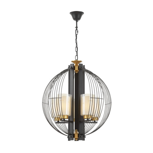 Подвесной светильник Lumina Deco Ponti LDP 1245-5 BK+MD Подвесной светильник Lumina Deco Ponti LDP 1245-5 BK+MD