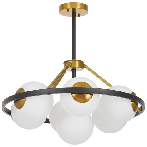 Подвесной светильник Lumina Deco Donzano LDP 8034-7 BK+WT фото 3