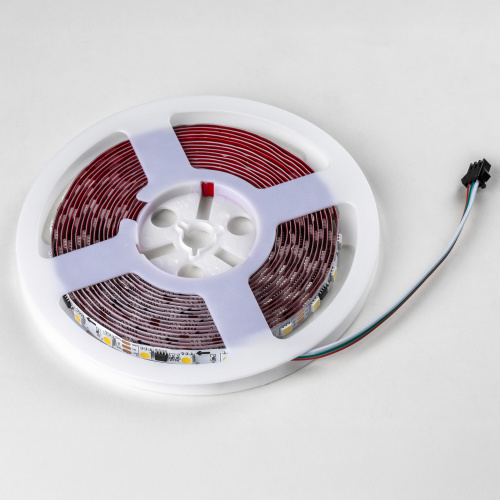 400904 Лента LED SPI 3led/pix 12V 14,4W/m 10-12Lm/W 4000K IP20 1шт = 5м фото 2