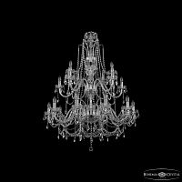 Люстра хрустальная 1411/10+5+5/360/2d Ni Bohemia Ivele Crystal (Богемия Ивеле Кристалл)