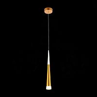 SLE200103-01 Светильник подвесной Золотистый/Золотистый, Белый LED 1*7W 3000K ORPELO