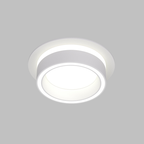 DK2100-WH Встраиваемый светильник NIKO, IP 20, до 15 Вт, GX53, LED, белый, акрил, алюминий DK2100-WH Встраиваемый светильник NIKO, IP 20, до 15 Вт, GX53, LED, белый, акрил, алюминий