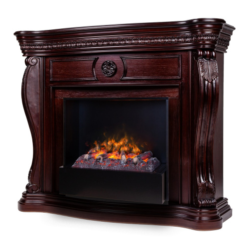 Каминокомплект BARCELONA/БАРСЕЛОНА Античный дуб с очагом Электроочаг CASSETTE/КАССЕТА 630 С ДРОВАМИ фото 2